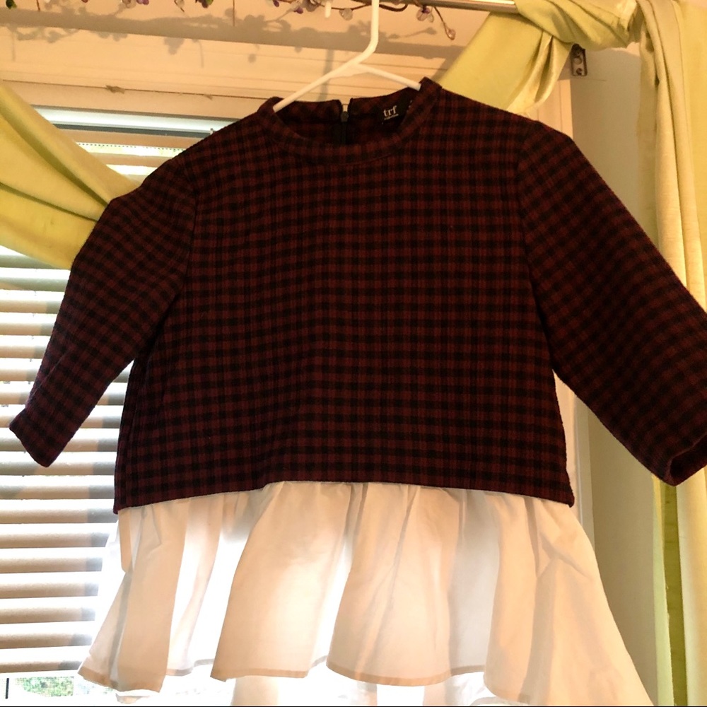 Zara peplum top